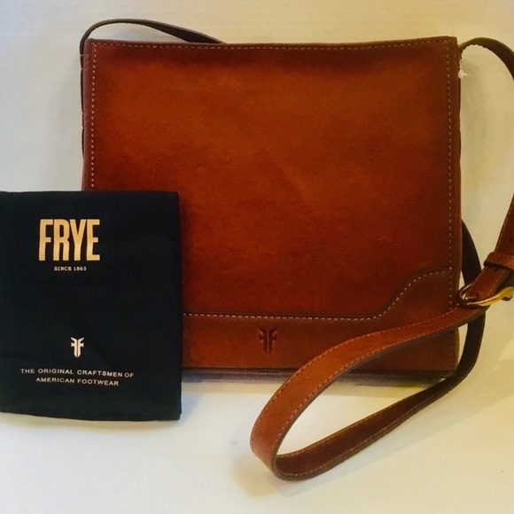 Frye Handbags - Authentic Frye Messenger Crossbody Leather Bag